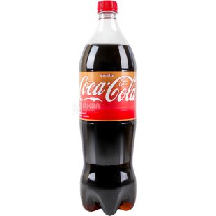 Coca-Cola Vanilla, 1,25 л, Напій газований Кока-Кола Ваніль, ПЕТ