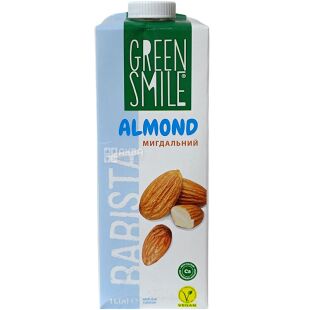 Green Smile, Barista, 1 л, Напиток рисово-миндальный, ультрапастеризованный, 1,5 %