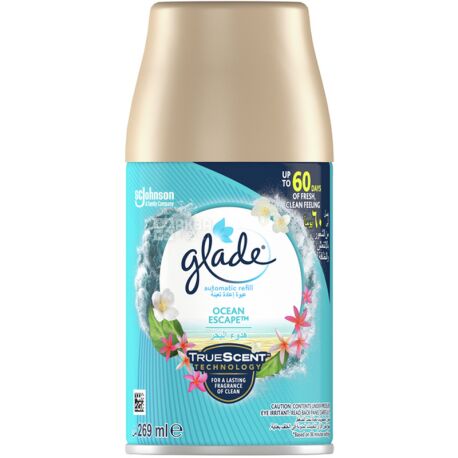 Glade, Океанський оазис, 269 мл, Глейд, Освежитель воздуха, сменный баллон