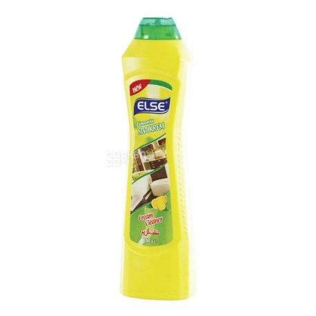 ELSE, 750 г, крем чистящий, Лимон, ПЭТ