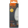 VIDEX LED C37e, Лампа світлодіодна, цоколь E14, 3.5W, 3000K, тепле світіння, 350 Lm