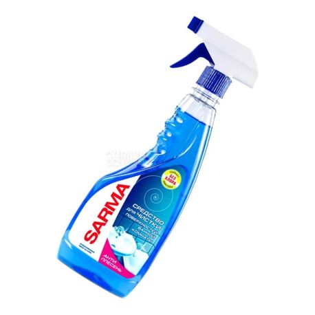Sarma, 500 ml, bath cleaner, With spray, PET