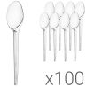 Ложка столова склоподібна, 100 шт., прозора. 16 см