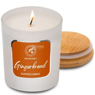 Aromatica GingerBread, Ароматическая свеча, Имбирный пряник, 75х98 мм