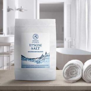 Ароматика Epsom salt, 1 кг, Сіль для ванни Епсома, з магнієвими мінералами