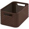 Curver, Style, 7 л, Корзина пластиковая, с ручками, коричневый