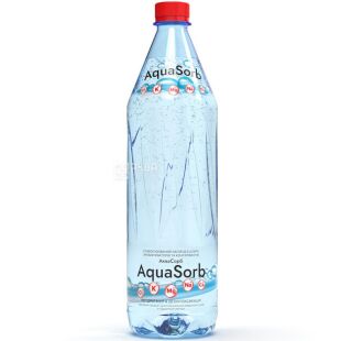 AquaSorb, 950 мл, АкваСорб, Вода для спеціальних медичних цілей, слабогазована, ПЕТ