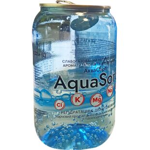 AquaSorb, 330 мл, АкваСорб, Вода для спеціальних медичних цілей, слабогазована, ПЕТ