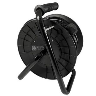 Lemanso LMK72006, Лемансо, Подовжувач-котушка 16A, із заземленням та захистом від перевантажень, 4 гнізда з кришками, 20м