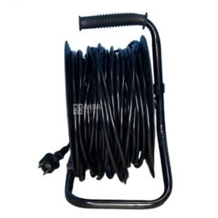 Lemanso LMK72008 Лемансо, Удлинитель-катушка 16A, с заземлением и защитой от перегрузок, 4 гнезда с крышками, 50м