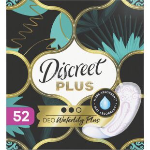 Discreet ZonePlus Deo Waterlilly, 52 шт., Дискрит, Ежедневные прокладки Свежесть и Защита