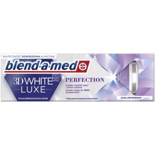Blend-a-med 3D White Luxe, 75 мл, Бленд-а-Мед, Зубна паста відбілююча Бездоганність