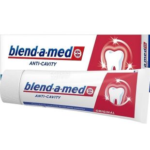 Blend-a-med Anti-Cavity, 75 мл, Бленд-а-Мед, Зубная паста Анти-кариес, защита для всей семьи