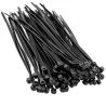 Lemanso, 100x2,5мм Кабельні стяжки Лемансо, чорні, 100 шт. 