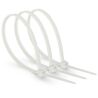 Lemanso, 300x3,5мм Кабельні стяжки Лемансо, білі 100 шт. 