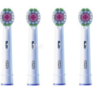 Oral-B Pro 3D White, 4 шт., Орал-Би, Насадки для электрической зубной щётки