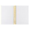 Axent Dreams, 120 листов, Акцент, Блокнот на спирали в пластиковой обложке, А5, клетка, желтый