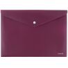 Axent Earth colors, Папка на кнопке А4 Акцент, бордовая