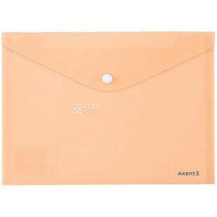 Axent Pastelini, Папка на кнопке А5 Акцент, бежевая