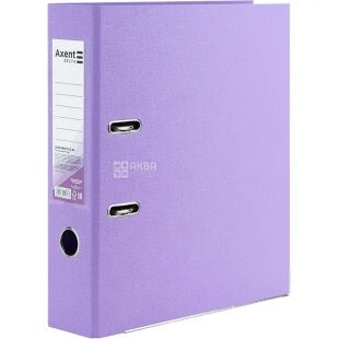 Axent Pastelini, 75мм, Папка-реєстратор двохстороння А4 Акцент, бузкова 