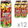 Ever Aid Bubble Tea, Упаковка 12 шт. х 0,33 л, Чайний газований напій з кульками, що лопаються Грейпфрут-Маракуйя-Манго Бабл Ті