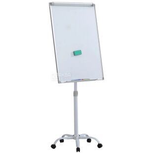 Axent, Флипчарт магнитно-маркерный на колесиках Акцент, мобильный, 700х1000мм