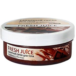 Fresh Juice, 225 мл, Скраб для тіла, шоколад та марципан