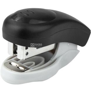 Axent Welle, Степлер пластиковый на 10 листов Акцент, №24/6, черный