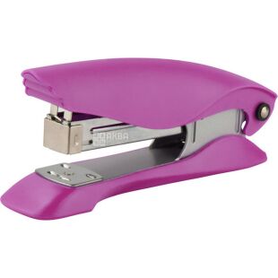 Axent Ultra, Степлер пластиковий Акцент на 25 аркушів, №24/6, фіолетовий 