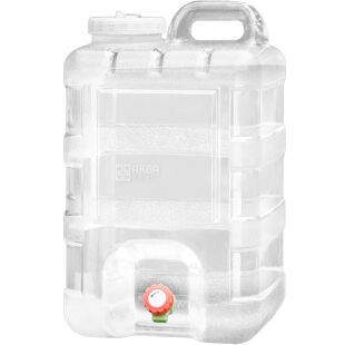 Бутыль Канистра для воды с краном 24 л поликарбонатная с ручкой, ViO PC-TV 24L