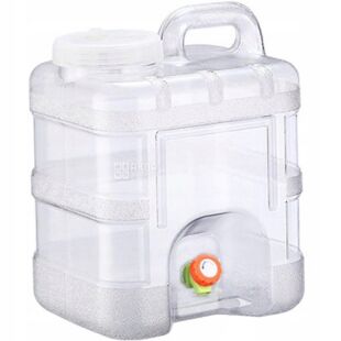 Бутель Каністра для води з краном 7,5 л полікарбонатний з ручкою, ViO PC-TV 7,5L