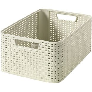 Curver Style, 7 л, Кошик з ручками пластиковий Курвер, айворі