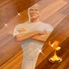 Mr. Proper Wood Floor, 1 л, Містер Пропер, Універсальний миючий засіб для підлоги та стін, з олією апельсинової цедри