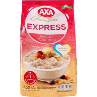 AXA Premium Express, 450 г, Акса, Хлопья овсяные быстрого приготовления