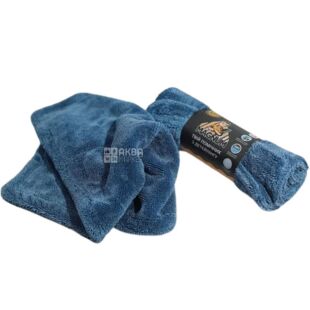 Magnum Double Twist, 400х600 мм, Серветка-Мікрофібра двостороння для витирання автомобільних поверхонь, Магнум, блакитна