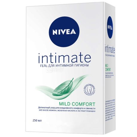 Nivea, Mild Comfort, 250 мл, Гель для інтимної гігієни