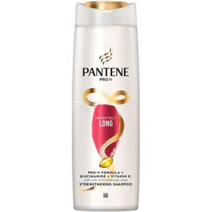 Pantene Pro-V Infinitely Long, 400 мл, Пантин, Шампунь для поврежденных волос, Бесконечная длина 