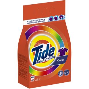 Tide Color, 2.1 кг, Пральний порошок для кольорового одягу, Тайд Аква-Пудра 