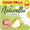 Naturella Classic Normal, 40 шт., Прокладки гигиенические ароматизированные с крылышками, 4 капли, Натурелла