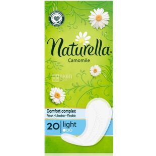 Naturella Normal Light Camomile, 20 шт., Прокладки щоденні ароматизовані Натурелла