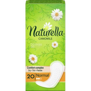 Naturella Camomile Normal, 20 шт., Прокладки ежедневные ароматизированные Натурелла