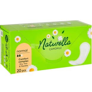 Naturella Camomile Normal, 20 шт., Прокладки ежедневные ароматизированные Натурелла