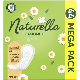 Naturella Normal Camomile, 44 шт., Прокладки ежедневные ароматизированные Натурелла