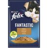 Felix, 85 г, Корм для котів, Шматочки індички у желе, вологий, Фелікс