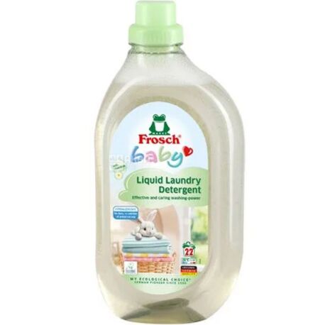 Frosch, 1,5 л, Гель для стирки детской одежды, гипоаллергенный, Фрош