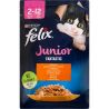 Felix Junior, 85 г, Корм для кошенят, Шматочки курки в желе, вологий, Фелікс