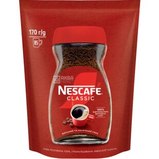 Nescafe Classic, 170 г, Нескафе Класик, Кава розчинна гранульована