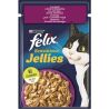 Felix Jellies, 85 г, Корм для котів, Качка з шпинатом в желе, вологий, Фелікс