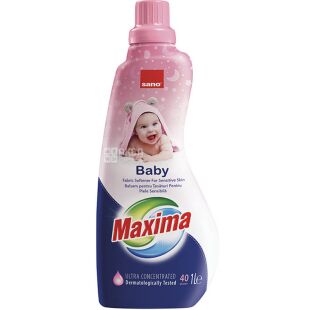 Sano Baby, 1 л, Суперконцентрированный смягчитель для детского белья, Сано