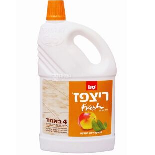 Sano Fresh, 2 л, Засіб для миття всіх типів підлог з ароматом персика, Сано